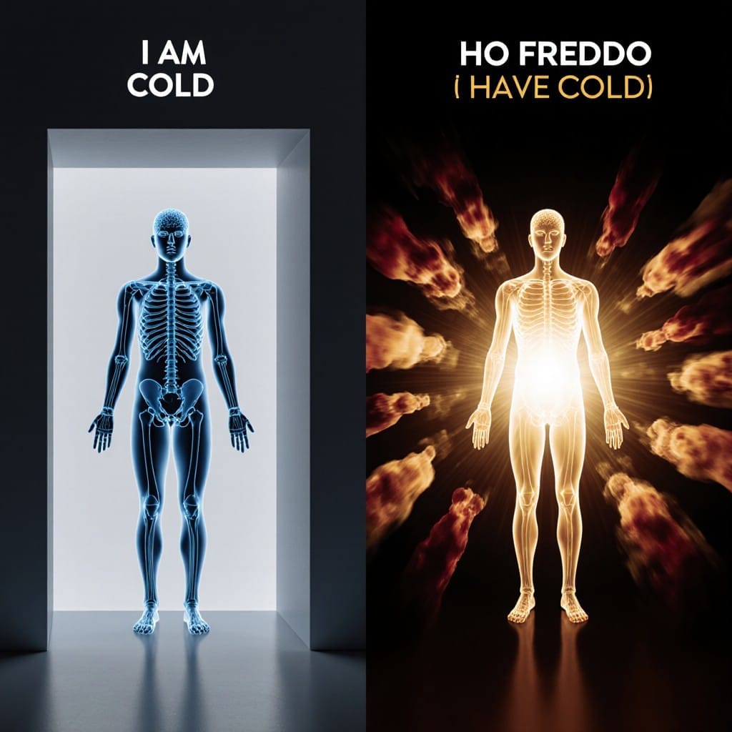 "I Am" vs. "I Have": How Everyday Grammar Secretly Influences the AI Debate